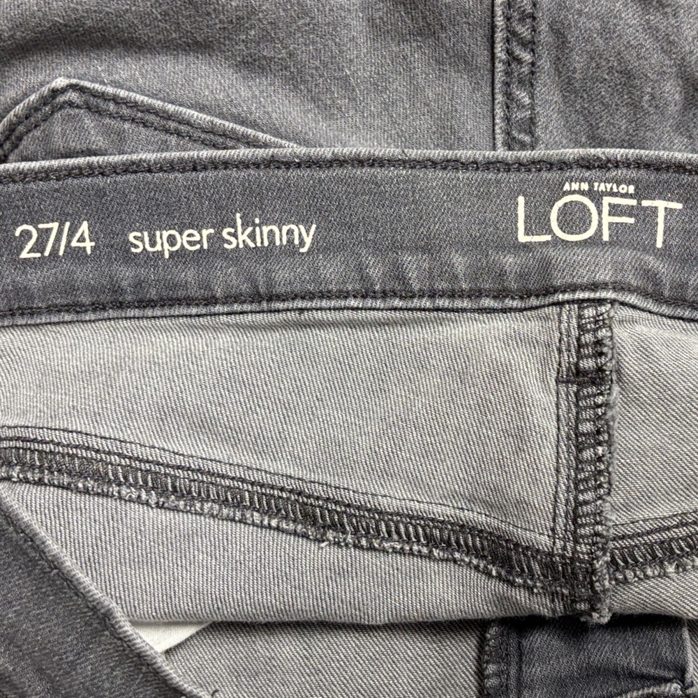 Y2K LOFT “Super Skinny” Jeans in Gray - Picture 15 of 16